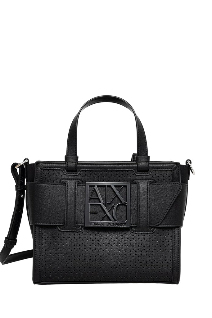 Borse Armani Exchange XW000392 AF22626 tote medium traforata