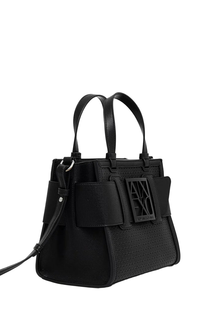 Borse Armani Exchange XW000392 AF22626 tote medium traforata