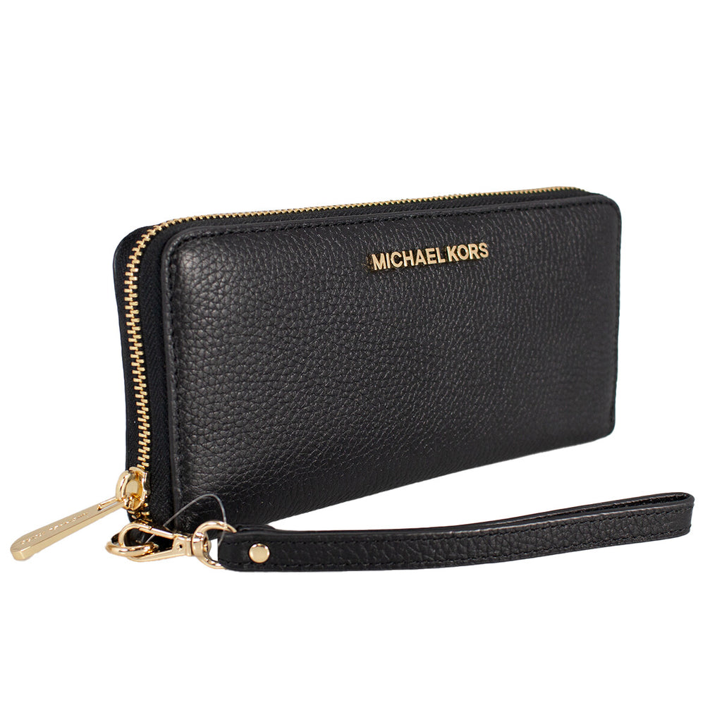 Portafoglio Michael Kors Lg trvl continental black