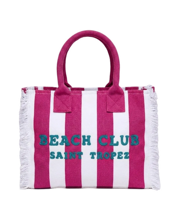 Borsa Marinette Saint Tropez Small In Canvas Beach Club