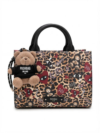 Borsa Pashbag 20119 Tote Big Marge Fever Leopard