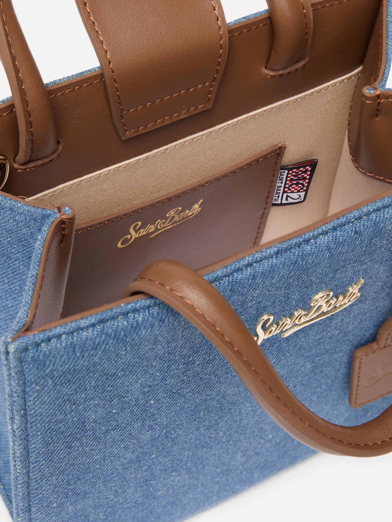 Borsa Saint Barth SHBM0002  00009L shop bag Mini denim