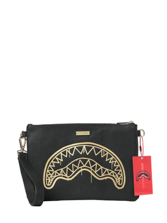 POCHETTE CON TRACOLLA SPRAYGROUND 8977 THAT GOLD DRAP