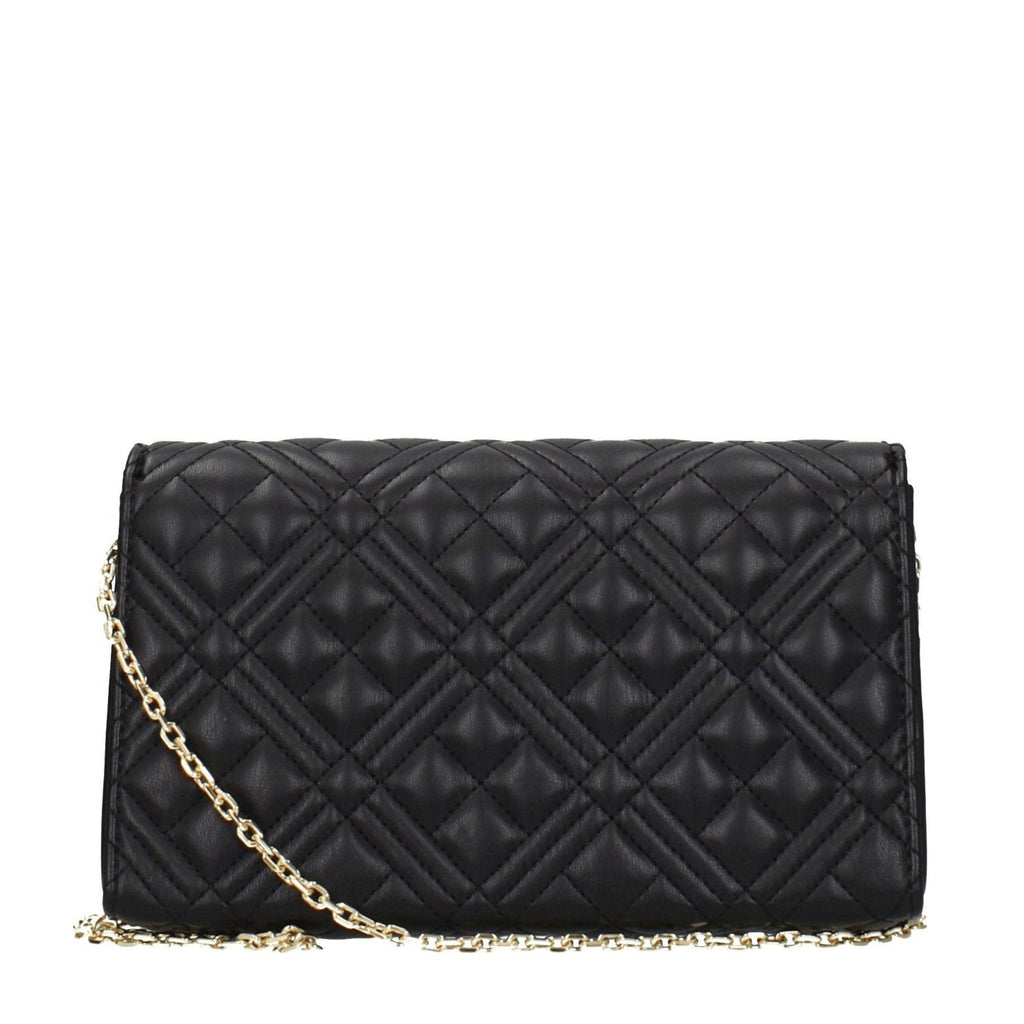 Borsa Love Moschino JC4079 Pochette matelasse con catena Gold