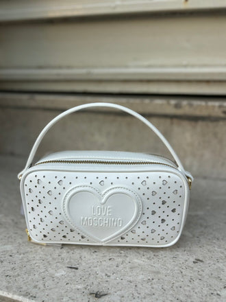 Borsa Love Moschino JC4290 mini bauguette a tracolla traforata