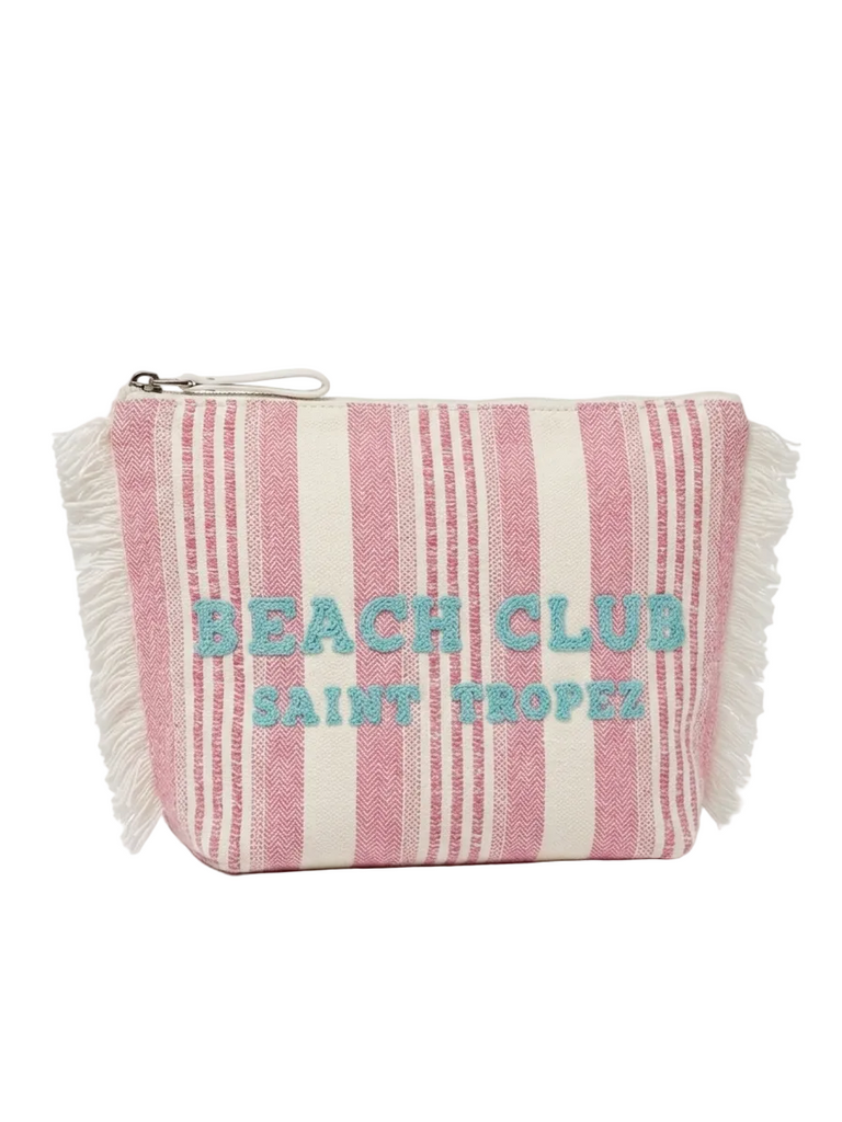 Pochette Marinette Saint Tropez In Canvas Beach Club