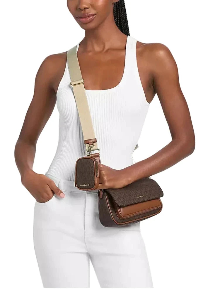 Borsa Michael Kors jet set travel a tracolla piccola con pochette