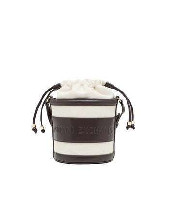 Borsa Armani Exchange XW002183 AF22635 secchiello con logo sagomato small