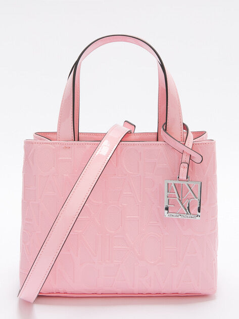 Borsa Armani Exchange art 942647 CC794 Shopping small vernice logata