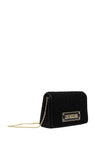 Borsa Love Moschino JC4379 con Tracolla  in Tessuto Teddy Nero