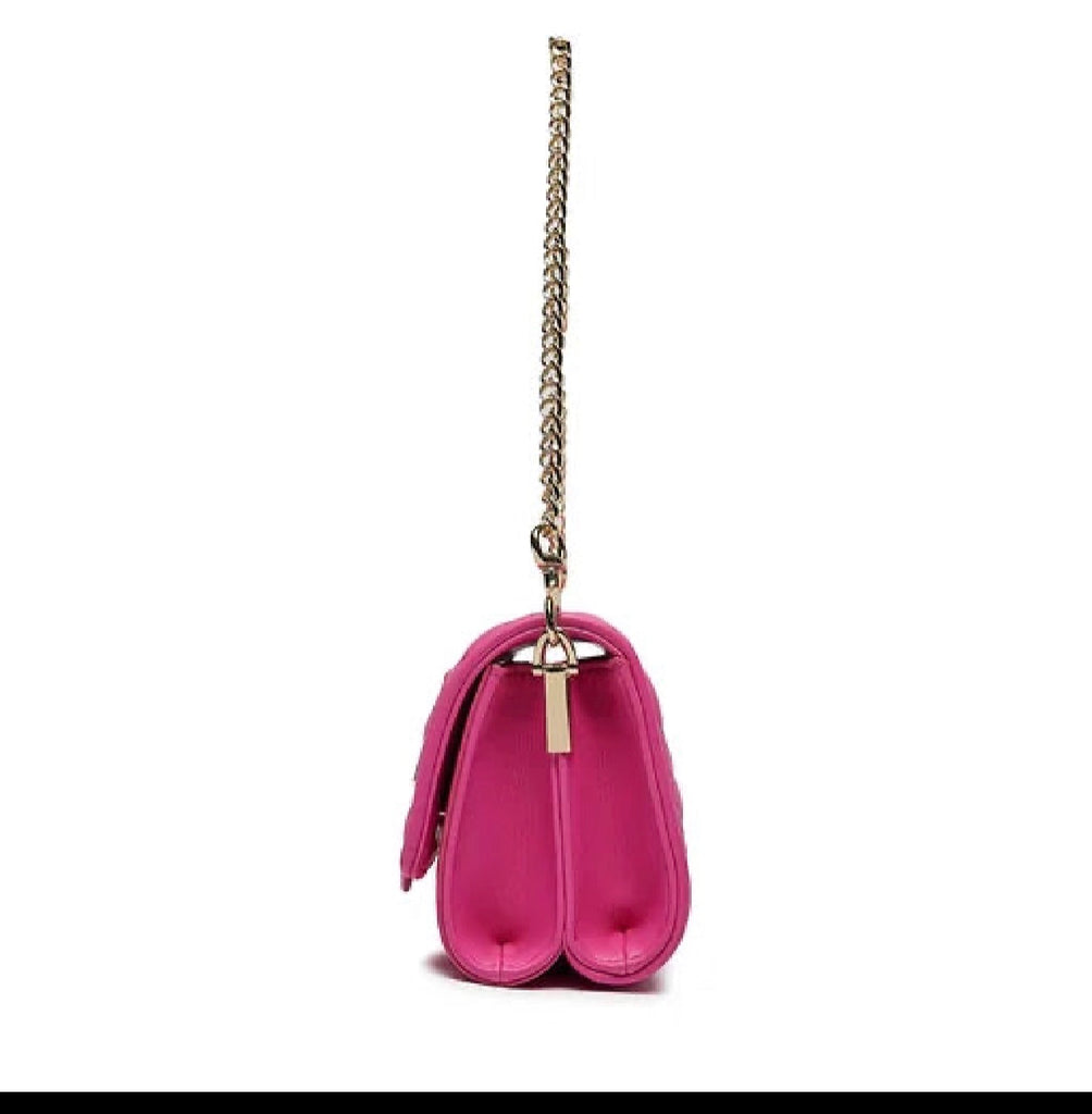 Borsa Love Moschino Jc4054 Pochette con tracolla Quilted matelasse fuxia