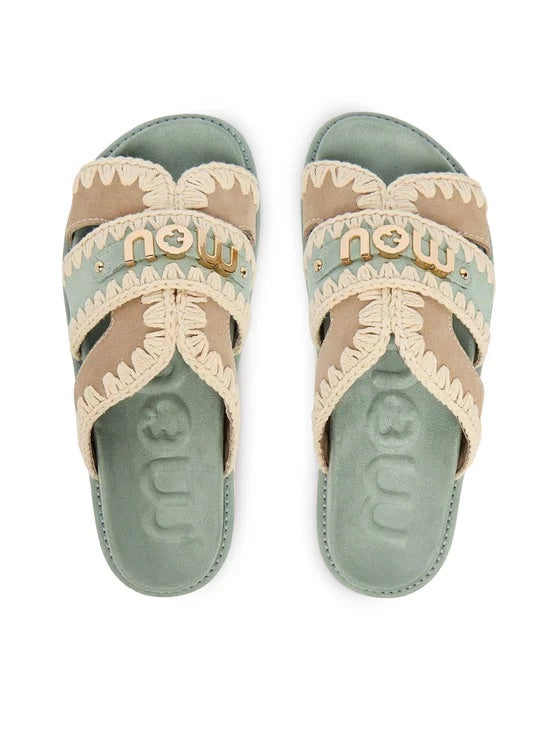 Scarpe MOU Bio Sandal Bicolor metal logo MU.SW461014A