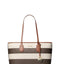 Borsa Michael Kors 35S6GV0T3U tote Grande A Righe Eva Con Logo Distintivo