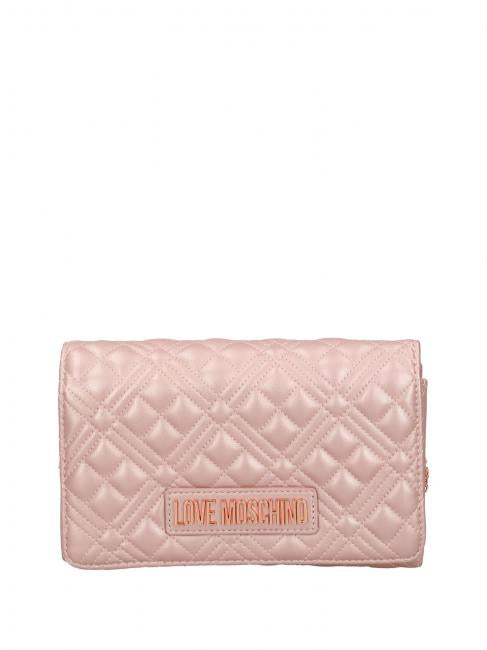 Borsa Love Moschino JC4079 Pochette  Matelasse con tracolla dorata