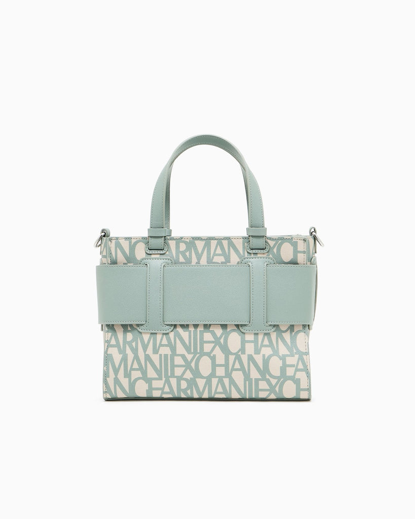 BORSA ARMANI EXCHANGE 942690 TOTE MEDIA CON DETTAGLIO A CONTRASTO