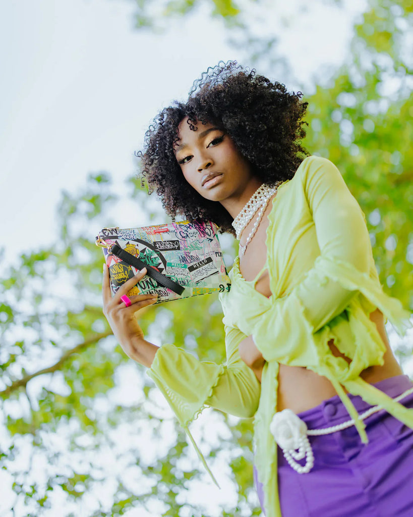 Pochette Sprayground Create Another Day Clutch W Shoulder Strap