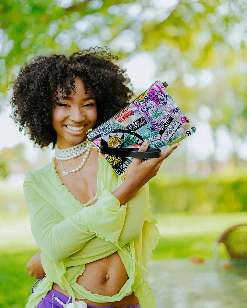 Pochette Sprayground Create Another Day Clutch W Shoulder Strap