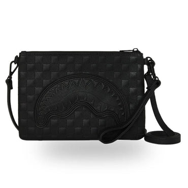 POCHETTE SPRAYGROUND 9508 RAISED CHECK CROSSOVER CLUTCH