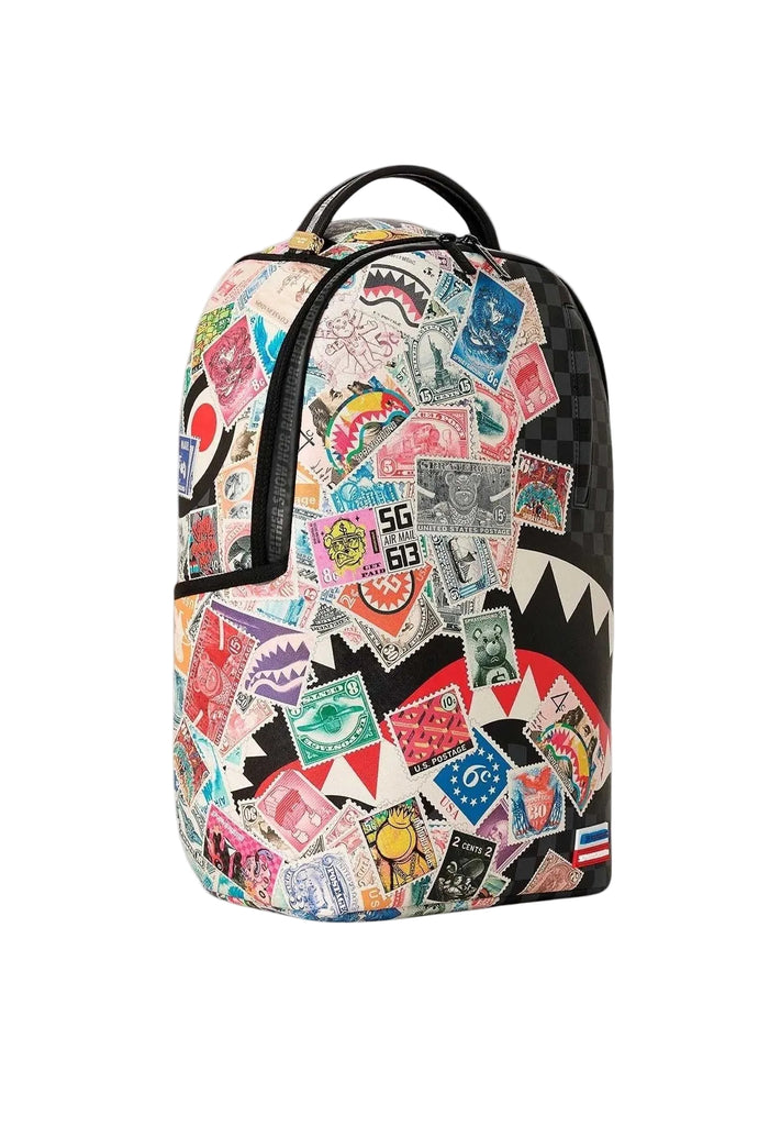 ZAINO SPRAYGROUND 9226 USPS HALF STAMPS BACKPACK