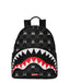 ZAINETTO SPRAYGROUND 8908 GRAY PEEKING CHARACTER CHECK SAVAGE BACKPACK