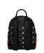ZAINETTO SPRAYGROUND 8908 GRAY PEEKING CHARACTER CHECK SAVAGE BACKPACK