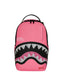 ZAINO SPRAYGROUND 9630 SHARK CENTRAL PINK EMBROIDERED SHARK BACKPACK