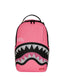 ZAINO SPRAYGROUND 9630 SHARK CENTRAL PINK EMBROIDERED SHARK BACKPACK