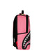ZAINO SPRAYGROUND 9630 SHARK CENTRAL PINK EMBROIDERED SHARK BACKPACK
