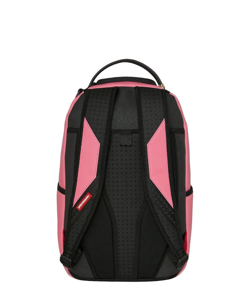 ZAINO SPRAYGROUND 9630 SHARK CENTRAL PINK EMBROIDERED SHARK BACKPACK