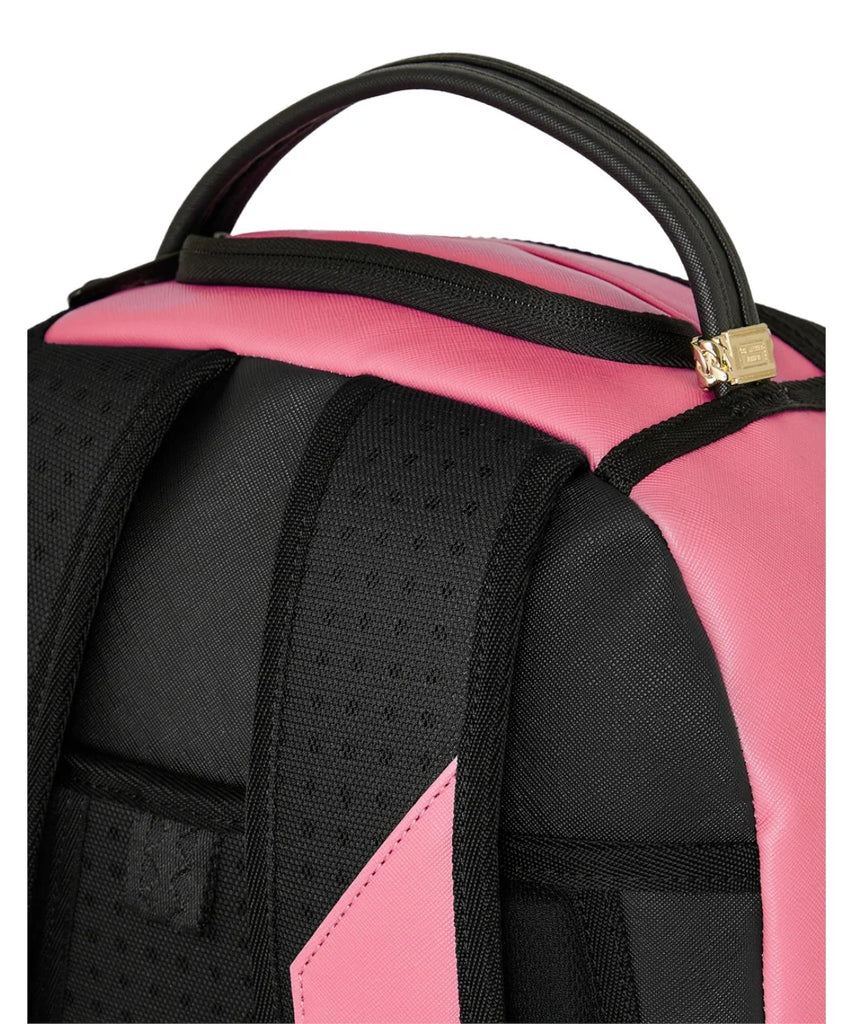 ZAINO SPRAYGROUND 9630 SHARK CENTRAL PINK EMBROIDERED SHARK BACKPACK