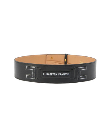 Cinturone Elisabetta Franchi CT08S61E2  logo stampato