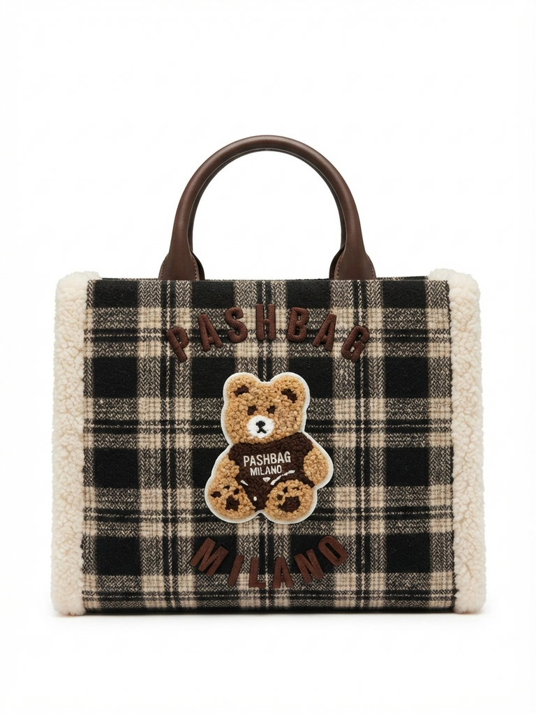 Borsa Pashbag 20158 Marge big shepherd court black
