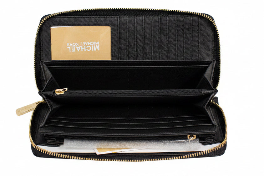 Portafoglio Michael Kors Lg trvl continental black