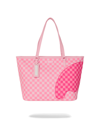 BORSA SPRAYGROUND 9015 PINK SHARKS IN PARIS PATCH SHOPPER