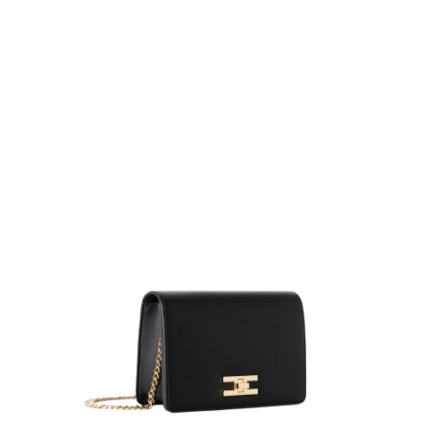 Borsa Elisabetta Franchi BS03A41E2 a tracolla con logo girello dorato