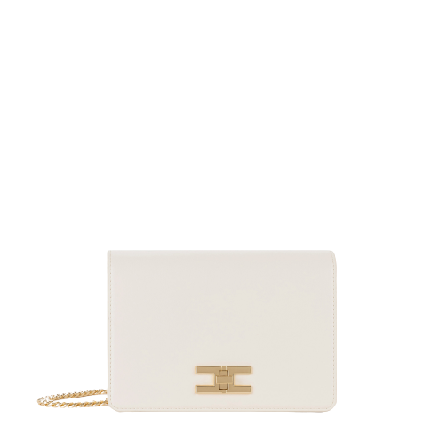 Borsa Elisabetta Franchi BS03A41E2 a tracolla con logo girello dorato