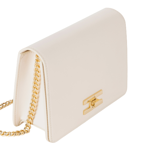 Borsa Elisabetta Franchi BS03A41E2 a tracolla con logo girello dorato