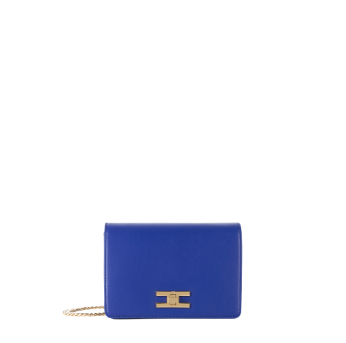 Borsa Elisabetta Franchi BS03A41E2 a tracolla con logo girello dorato