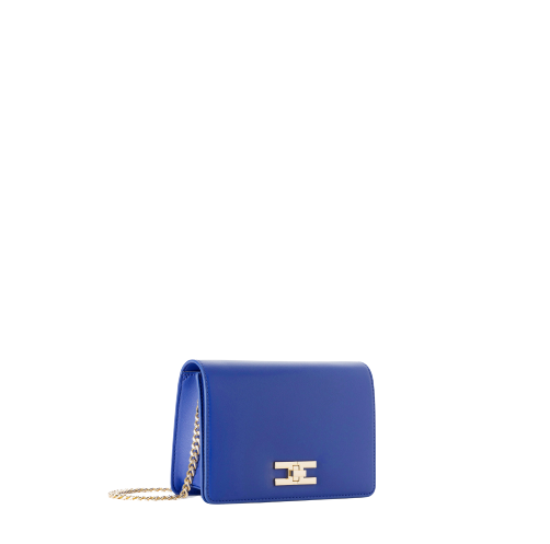 Borsa Elisabetta Franchi BS03A41E2 a tracolla con logo girello dorato