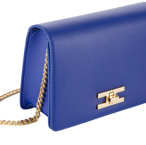 Borsa Elisabetta Franchi BS03A41E2 a tracolla con logo girello dorato