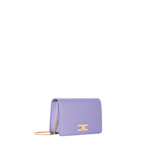 Borsa Elisabetta Franchi BS03A41E2 a tracolla con logo girello dorato