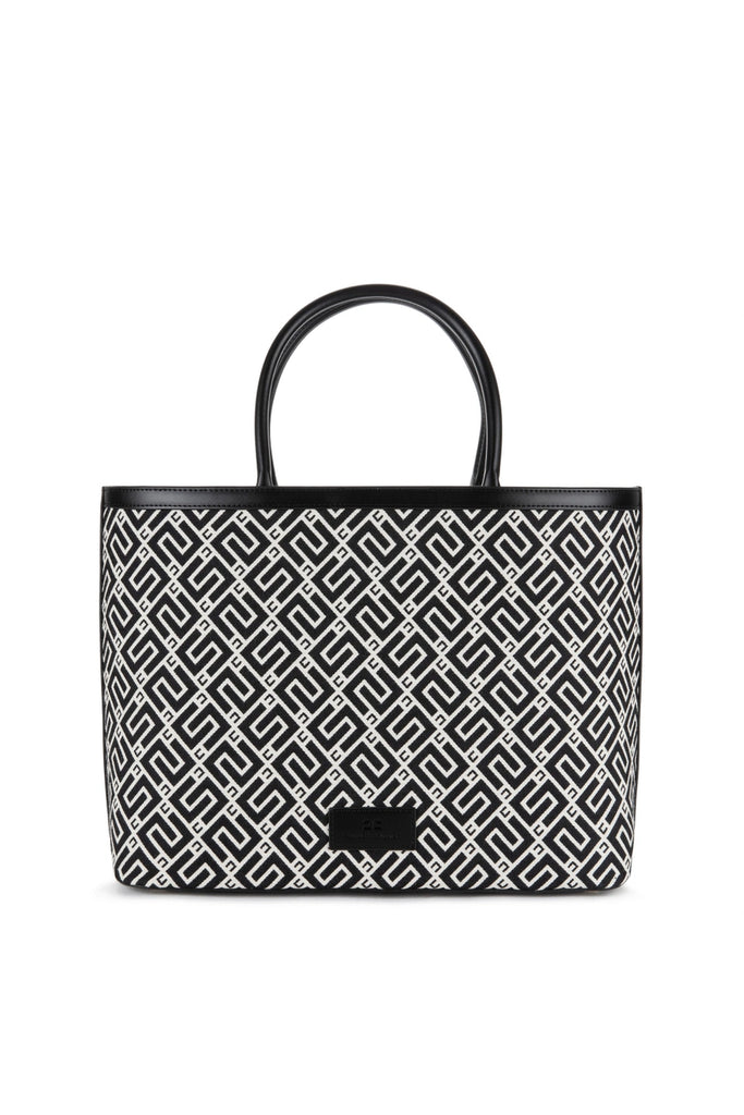 Borsa Elisabetta Franchi art BS05A36E3 shopper grande stampa logo