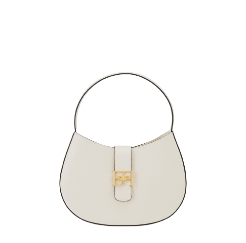 Borsa Elisabetta Franchi BS40F41E2 Hobo grande con logo in metallo