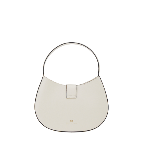 Borsa Elisabetta Franchi BS40F41E2 Hobo grande con logo in metallo