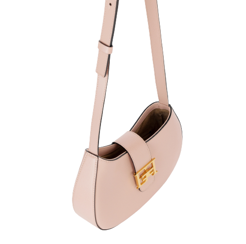 Borsa Elisabetta Franchi BS41F41E2 Hobo media con logo in metallo