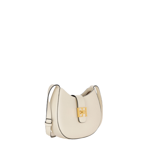 Borsa Elisabetta Franchi BS41F41E2 Hobo media con logo in metallo