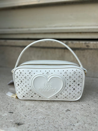 Borsa Love Moschino JC4290 mini bauguette a tracolla traforata
