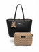 Borsa Pashbag shopper Davina Soho  con pochettone Teddy a tracolla
