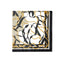 Foulard in twill di seta con stampa nastri e catene