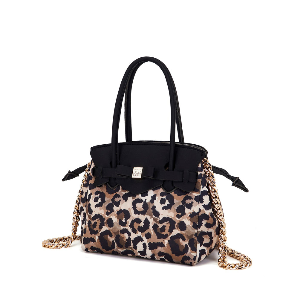 Borsa Save My Bag S62 Miss M Bag in lycra Leopard